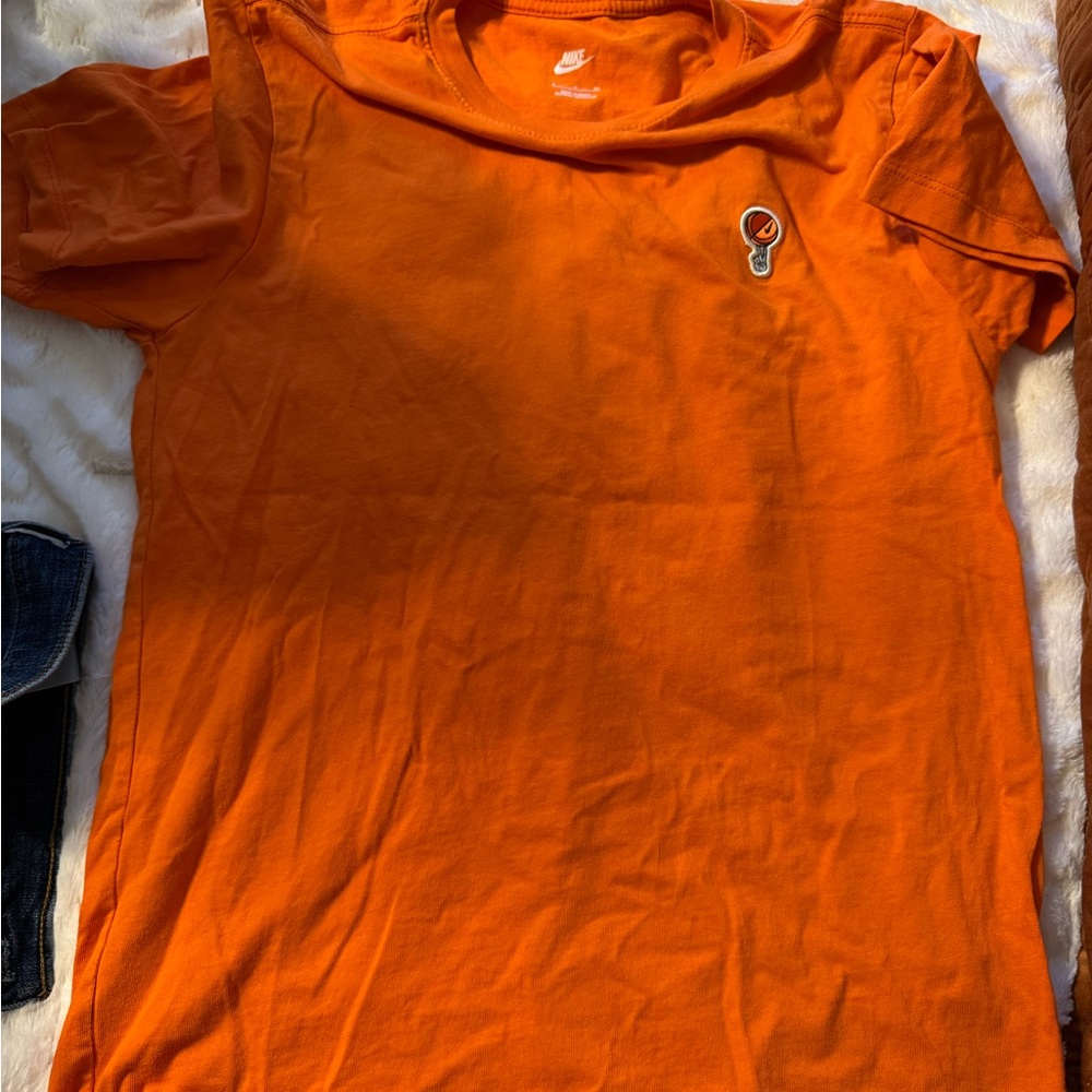 Nike Men's Orange T-Shirt